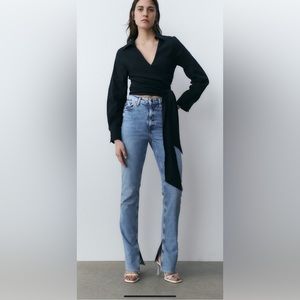 Z1975 high rise slim flared jean